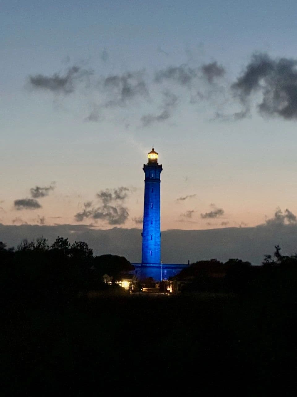 Phare des Baleines, vue panoramique sur l\u2019Atlantique